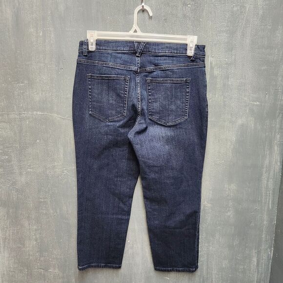 Duluth Trading Capri Jeans Size 8 Stretch - Picture 5 of 10